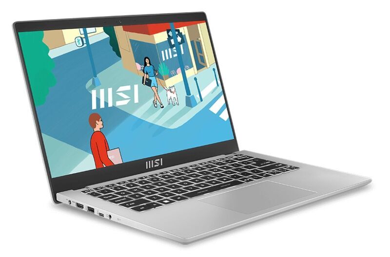 MSI Modern 14 C13M | i5-1335U | 14" | 16 GB | 512 GB SSD | Urban Silver | Win 11 Home | ES 1