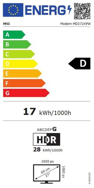 MSI Modern MD272XPWDE | 27" | hvid 5