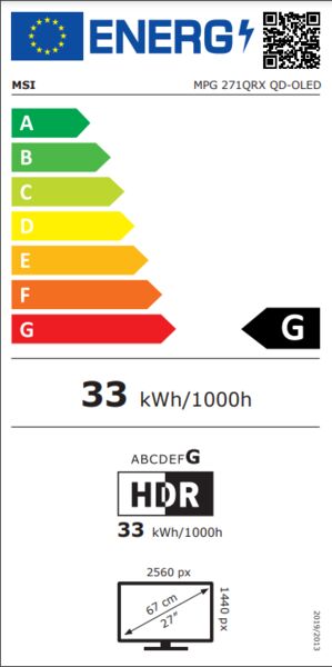MSI MPG 271QRXDE QD-OLED | 26.5" | black 4