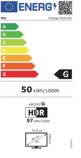 MSI prestige PS341WU | 34" | white 3