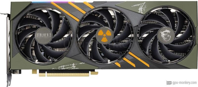 MSI GeForce RTX 4070 Ti SUPER 16G GAMING SLIM Stalker 2 Edition | 16 GB GDDR6X 1