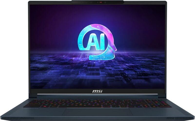 MSI Stealth 16 AI Studio A1V | Core Ultra 9 185H | 16" | 32 GB | 1 TB SSD | 3840 x 2400 | FP | RTX 4090 | Win 11 Pro | FR 1