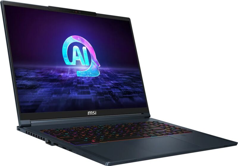 MSI Stealth 16 AI Studio A1V | Core Ultra 9 185H | 16" | 32 GB | 1 TB SSD | 3840 x 2400 | FP | RTX 4090 | Win 11 Pro | FR 2