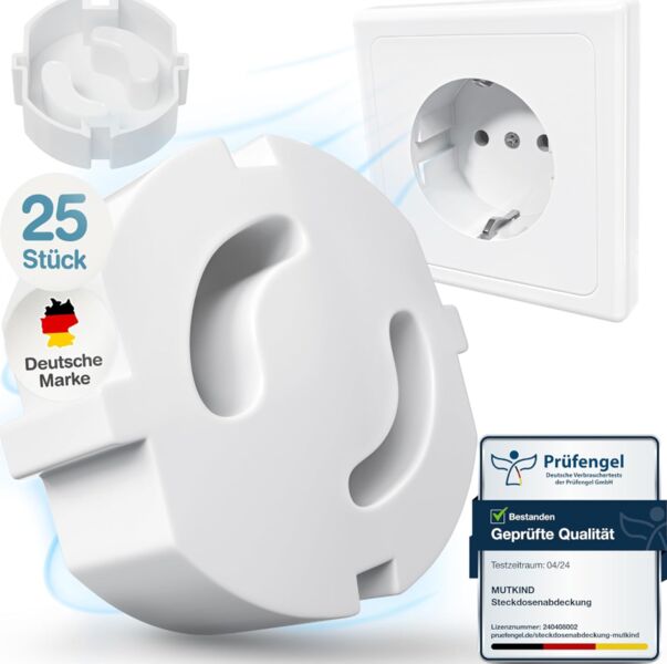MUTKIND Steckdosen Kindersicherung - 25 pieces | white, image 1 of 1