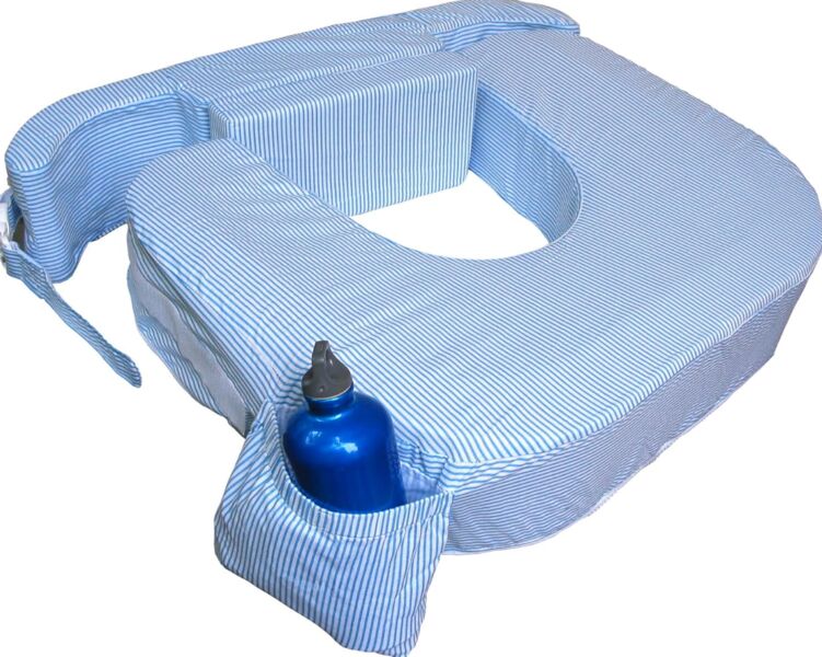 My Brest Friend Zwillingsstillkissen | blue/white 1