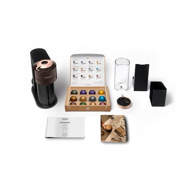 Nespresso Relove Vertuo Next Premium Bundle Kapselmaschine | Rich Brown 4