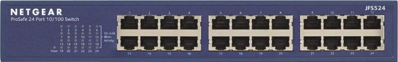 Netgear ProSAFE JFS524 Desktop Switch | blau 1