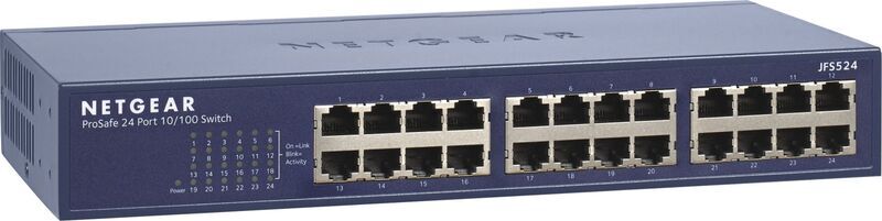 Netgear ProSAFE JFS524 Desktop Switch | blauw 3