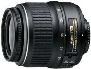 Nikon AF-S DX 18-55mm 3.5-5.6 G ED II | melns 1