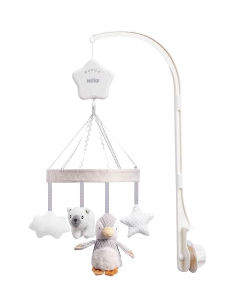 Nuby bērnu gulta-Mobile | pelēks, image 1 of 1