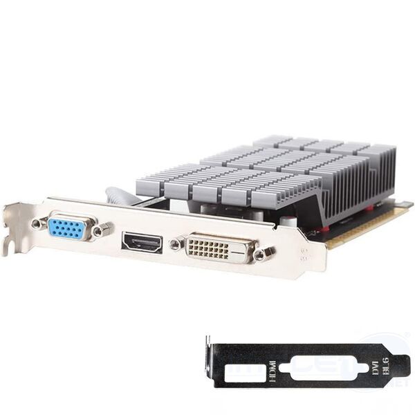 Nvidia GT 710 + Double Bracket | 1 GB DDR3 2
