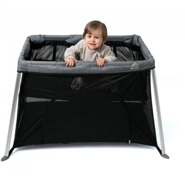 Olmitos Reisebett Hedgehog | black 1