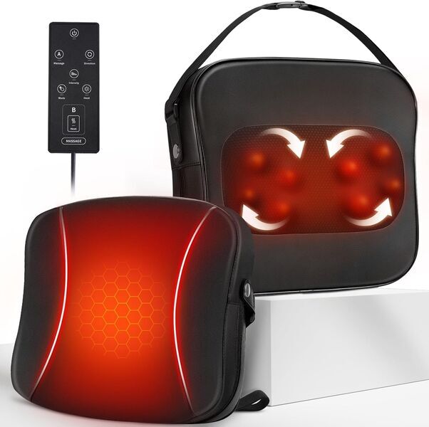 Omassa M2 heated Shiatsu massager for back and lumbar spine | black, image 1 of 1