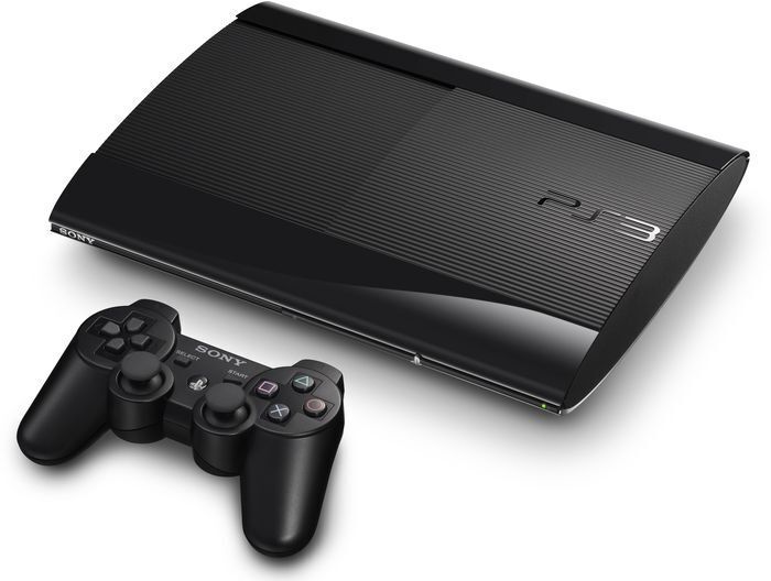 Sony PlayStation 3 Super Slim | 500 GB | Controlador sem fios DualShock | preto