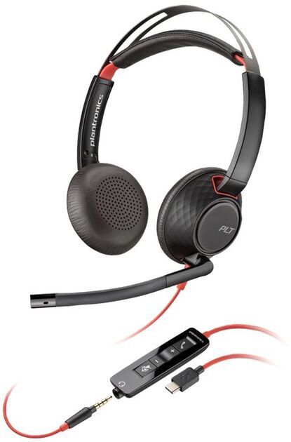 Plantronics Poly Blackwire 5220 - On-Ear Hörlurar USB-A 3.5mm