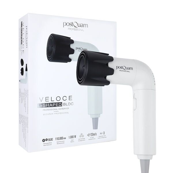 postQuam Veloce L BLDC Professional Hair dryer | white, image 1 of 1