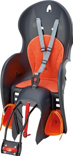 Prophete Fahrradkindersitz | gris/orange 1