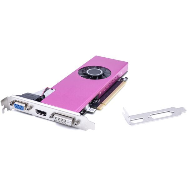 AMD Radeon RX 6400 Low Profile + Full Bracket | 4 GB GDDR5 2