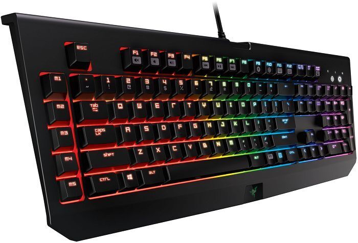 Razer BlackWidow Chroma | Razer GREEN | czarny | US 2