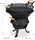 Relaxdays Cast iron barbecue barrel (10026547) | black thumbnail 2/3
