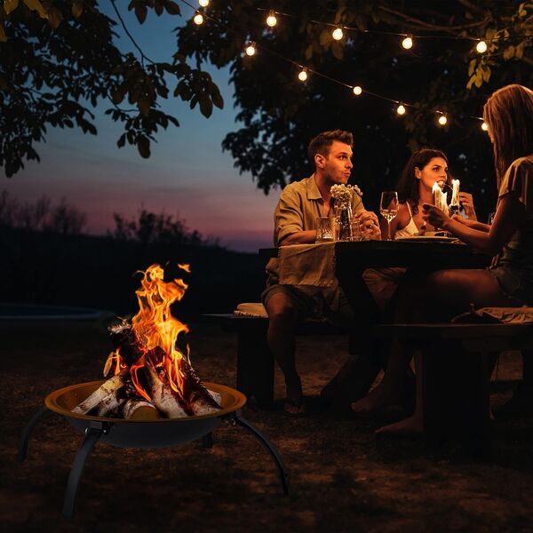 Relaxdays Fire bowl (10041204 ) | black 3