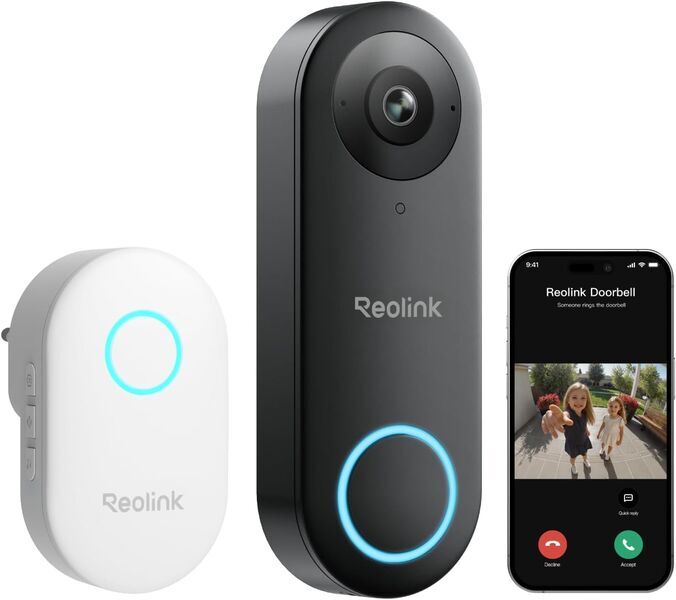 Reolink Video Doorbell WiFi | černá/bílá 1