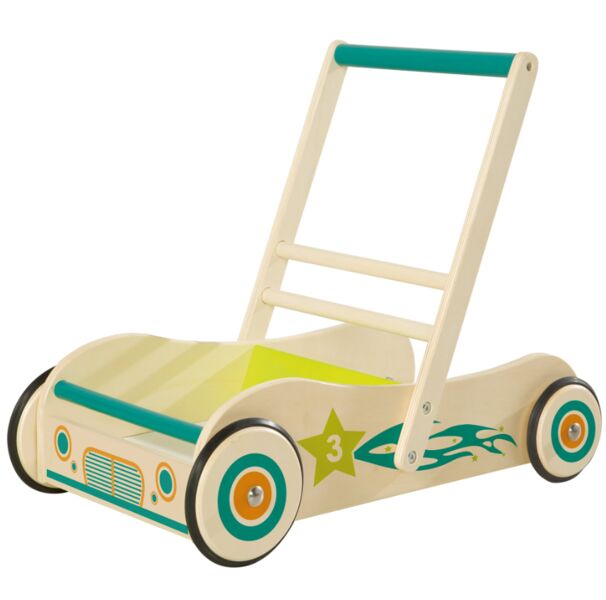 Roba Lauflernwagen wood | multicolored 1