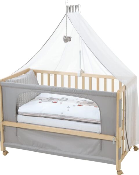 Roba Roombed Babybett Jumbotwins | grey 1