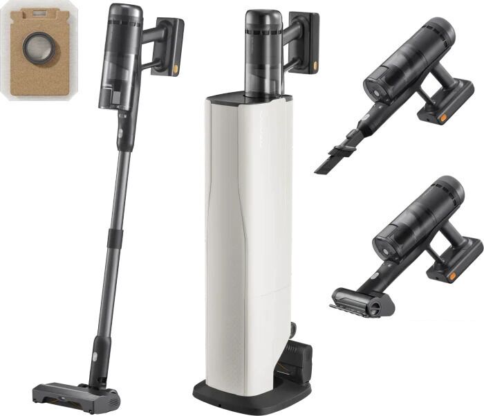 Roborock H60 Hub Ultra Draadloze handstofzuiger incl. zelfledigingsstation | wit/zwart