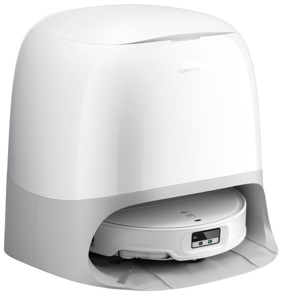 Roborock Qrevo Curv 2 ProX Robotstofzuiger met Dweilfunctie incl. afzuigstation | wit, image 1 of 4