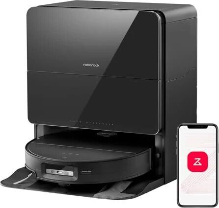 Roborock Saros 10 Robot vacuum cleaner with mopping function incl. extraction station | black 1