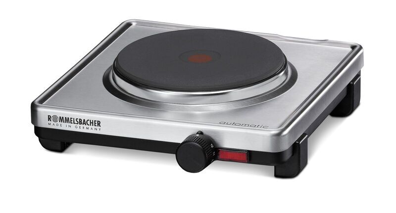 Rommelsbacher Single hotplate AK 1599/E | silver 1