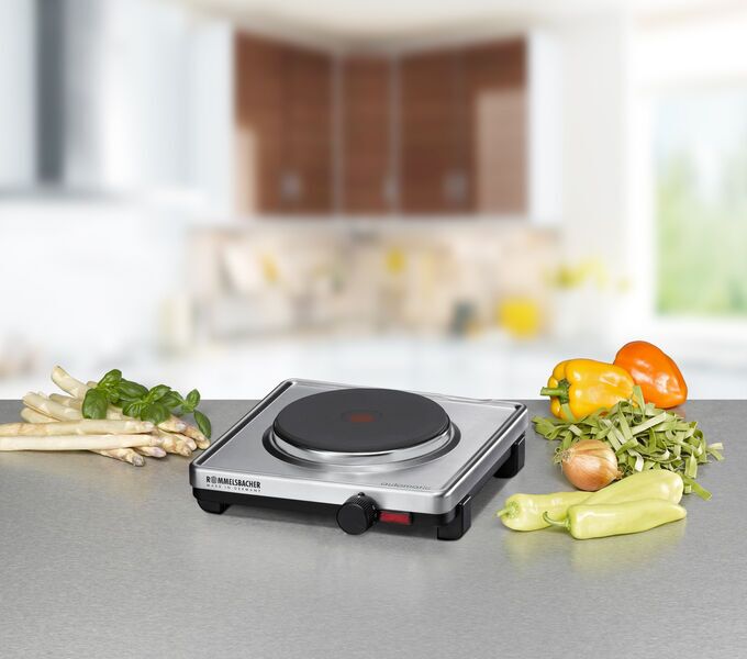 Rommelsbacher Single hotplate AK 1599/E | silver 2