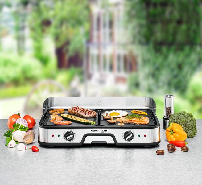 Rommelsbacher Table grill BBQ 2025 | black/silver 4
