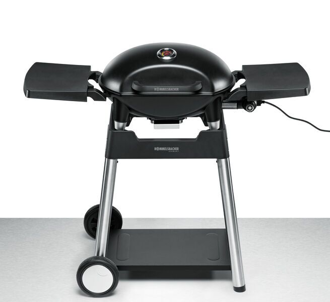 Rommelsbacher Electric grill with grill trolley BBQ 4100/S | black/silver 1