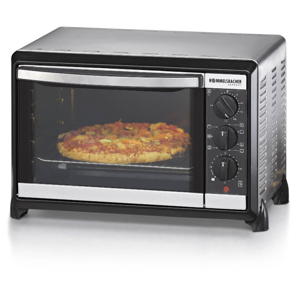 Rommelsbacher Mini-Backofen BG 1055/E schwarz/silber