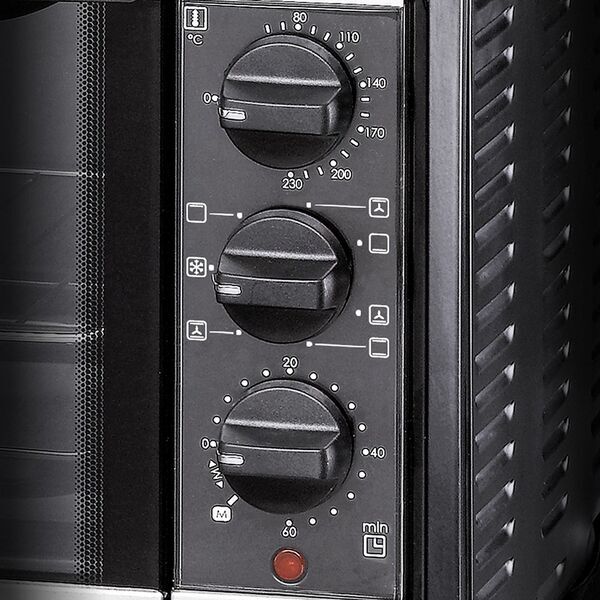 Rommelsbacher Mini oven BG 1055/E | black/silver 4
