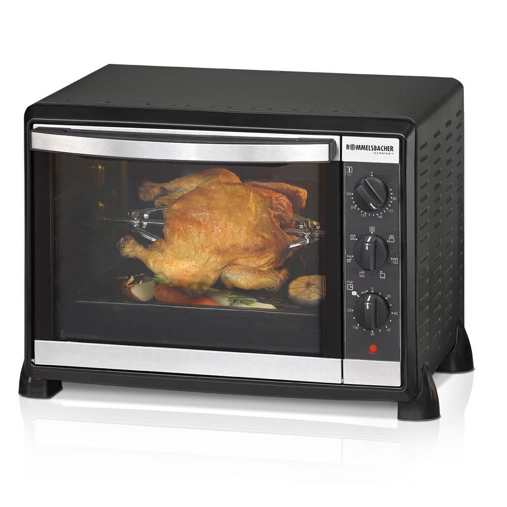 Rommelsbacher Back & Grill Ofen BG 1550 schwarz/silber