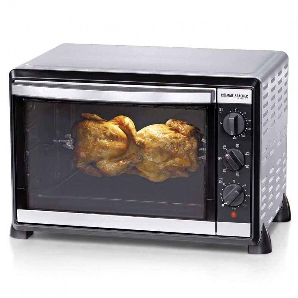 Rommelsbacher Back & Grill Ofen BG 1805/E schwarz/silber