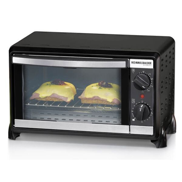 Rommelsbacher Minibakoven BG 950 Speedy | zwart/zilver 1