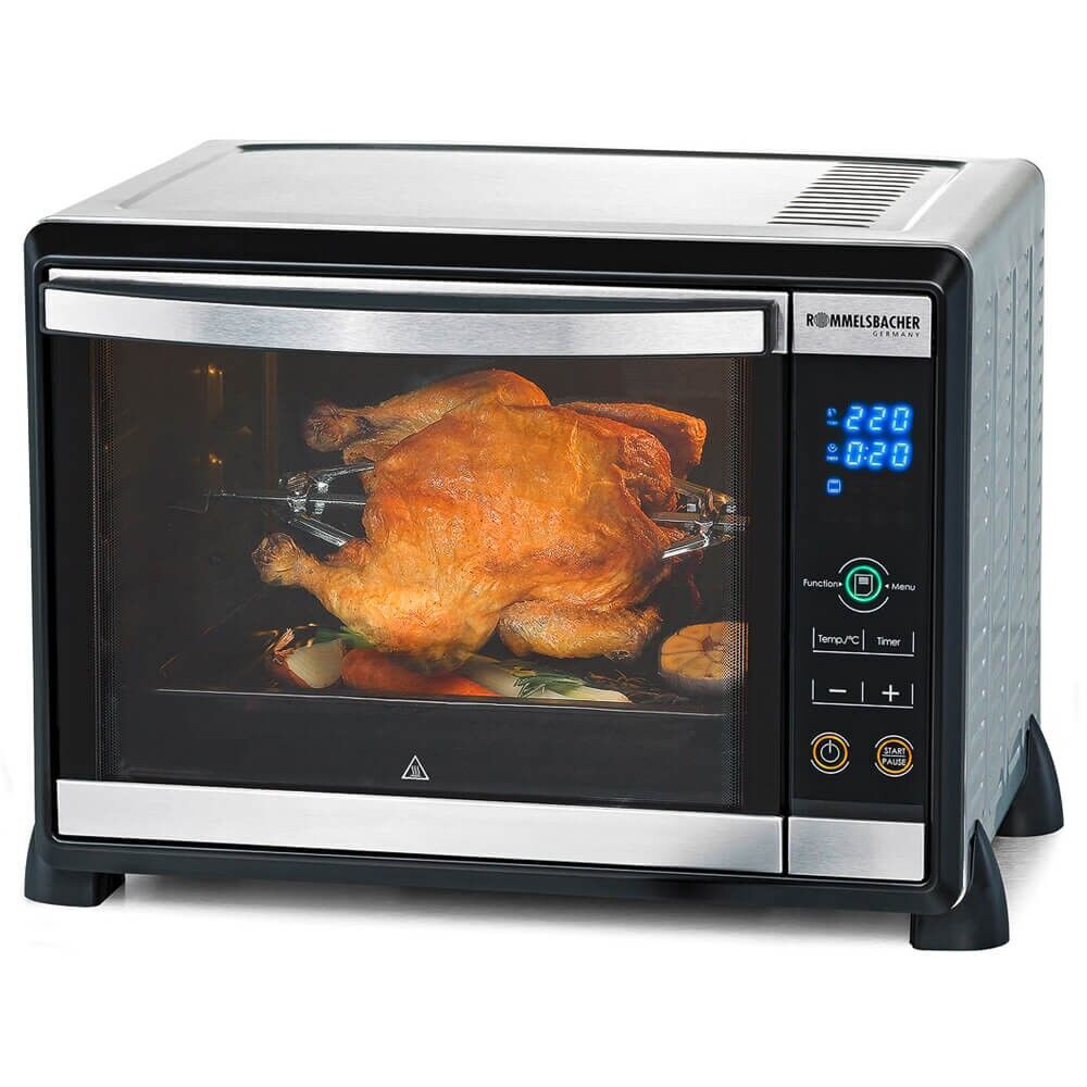 Rommelsbacher Back & Grill Ofen BGE 1580/E schwarz/silber