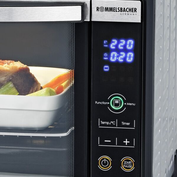 Rommelsbacher Bake & Grill Oven BGE 1580/E | black/silver 4
