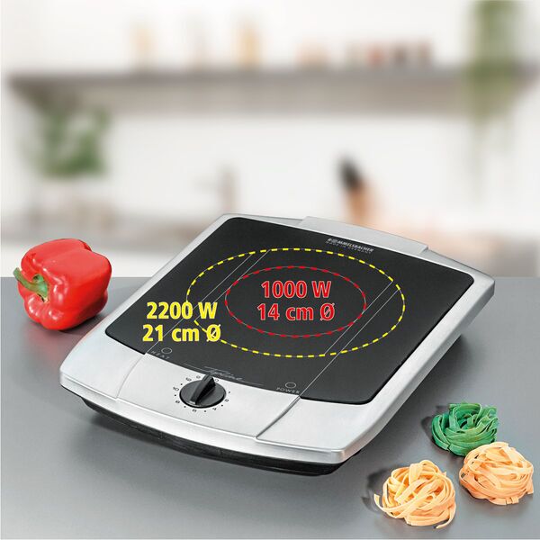Rommelsbacher Single hotplate CERAN® CT 2200/E | black/silver 3