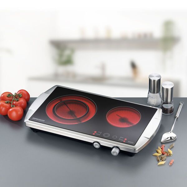 Rommelsbacher Double hotplate CERAN® CT 3400/E | black/silver 2