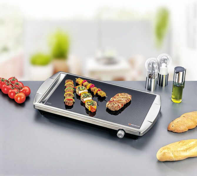 Rommelsbacher CERAN® grill CG 2303/E | silver/black 2