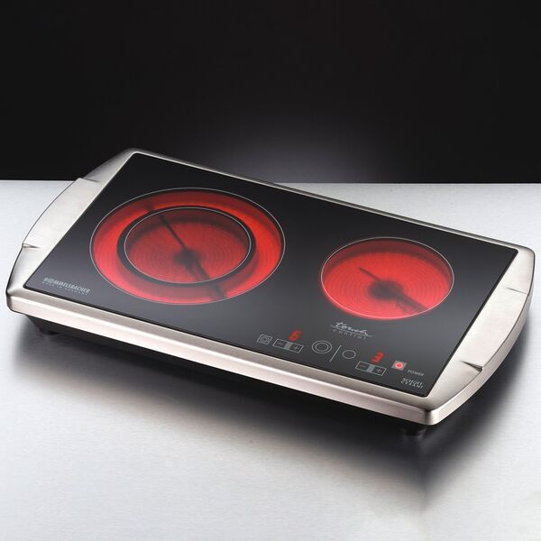 Rommelsbacher Double hotplate CT 3403/TC CERAN® | black/silver 5