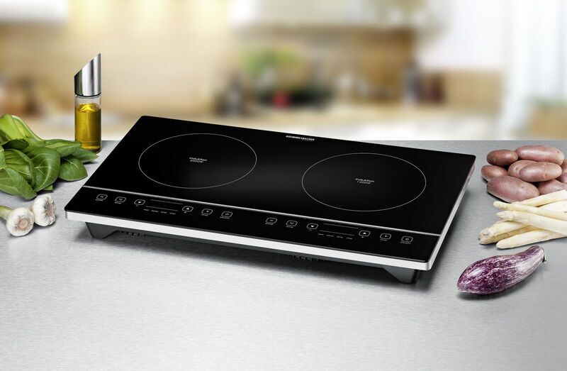 Rommelsbacher Double hotplate induction CT 3405/IN | black/silver 3