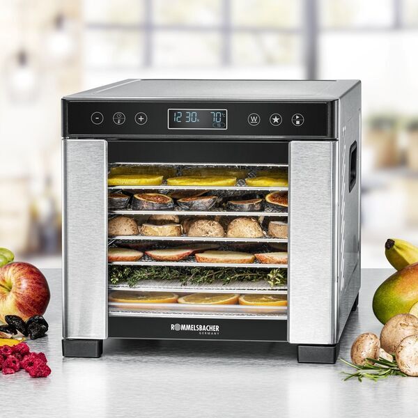Rommelsbacher Dehydrator DA 650 | silver/black 2