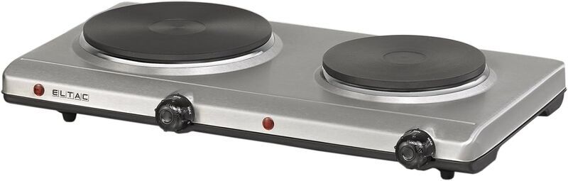 Rommelsbacher Double hotplate DK 29 Eltac | silver/black 1