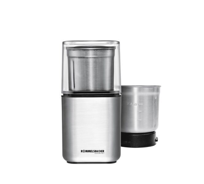 Rommelsbacher Gewürz- & Kaffeemühle EGK 200 | silber 1